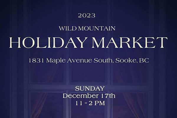 Wild Mountain Holiday Market in Sooke BC